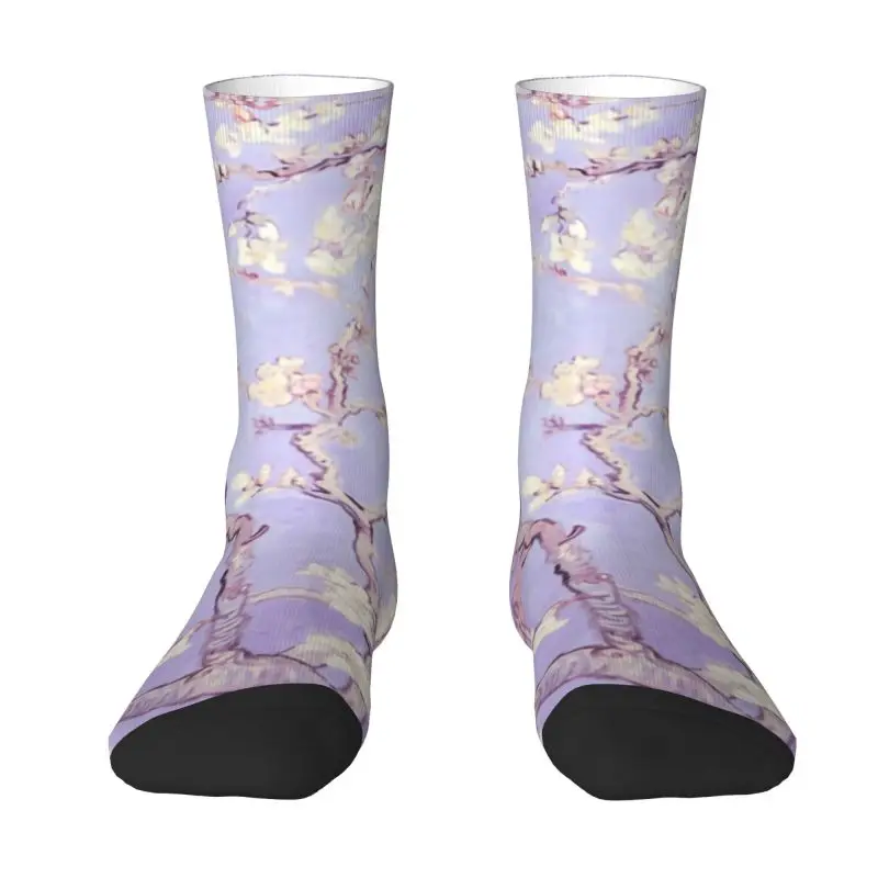 Vincent Van Gogh Almond Blossoms Lavender Dress Socks Men's Women's Warm Fashion Artwork Crew Socks
Vincent Van Gogh Almond Blossoms Lavender Dress Socks Men's Women's Warm Fashion Artwork Crew Socks