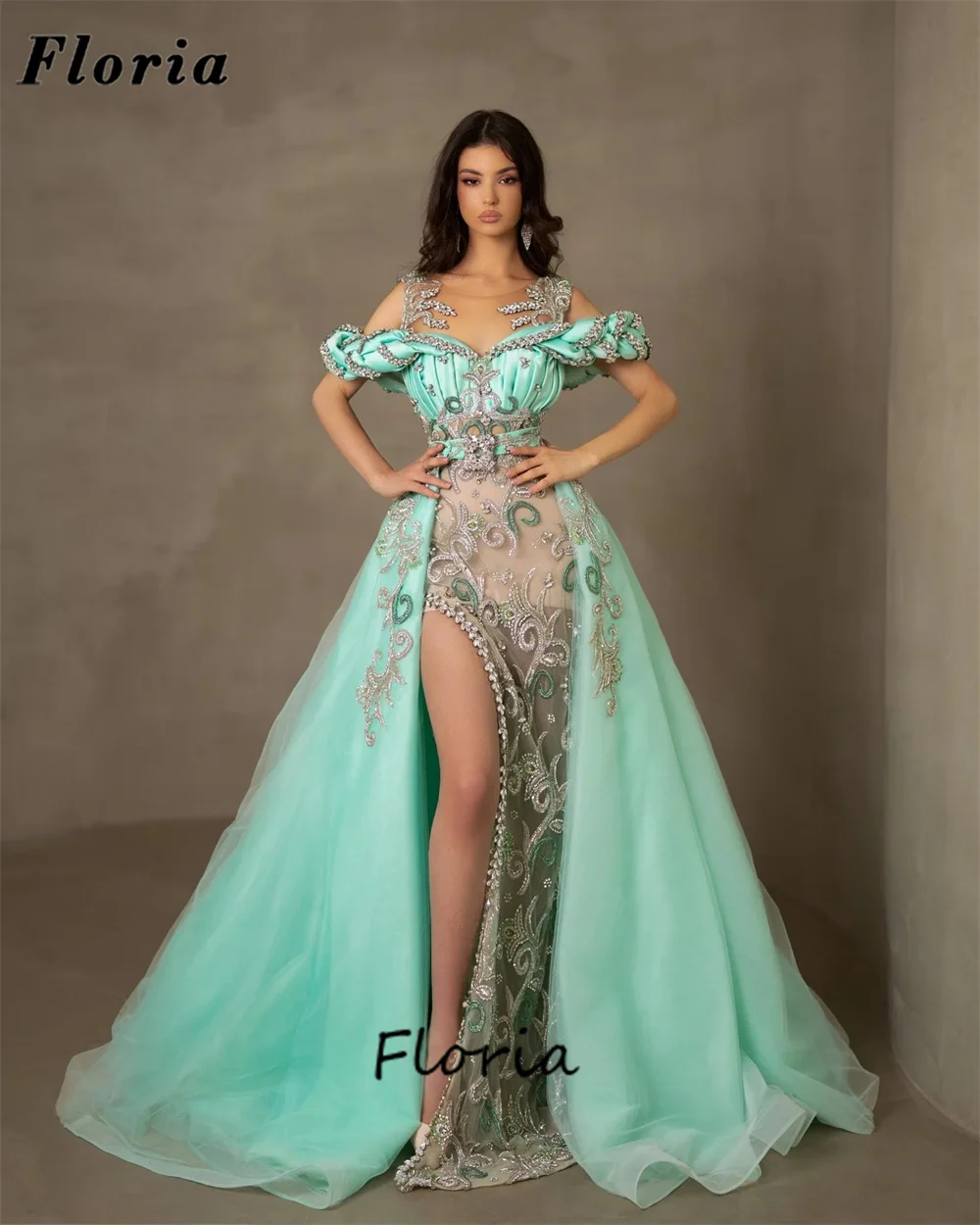 Off The Shoulder Evening Dresses Full Beaded Elegant 2024 Arabic Dubai Split Side Prom Dress Cocktail Party Gowns For Engagement
Off The Shoulder Evening Dresses Full Beaded Elegant 2024 Arabic Dubai Split Side Prom Dress Cocktail Party Gowns For Engagement