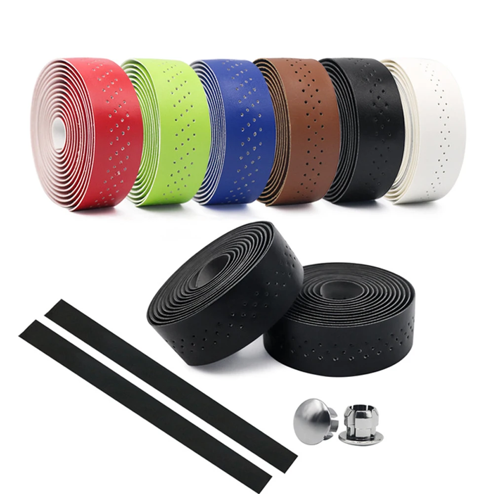 Bicycle Handlebar Tape MTB Road Bike PU Leather Perforated Belt With 2 Plugs Breathable Cycling Handle Bar Wrap Straps Gear Belt
Bicycle Handlebar Tape MTB Road Bike PU Leather Perforated Belt With 2 Plugs Breathable Cycling Handle Bar Wrap Straps Gear Belt