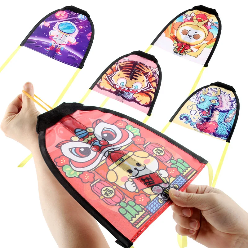 Children Outdoor Sports Toys Thumb Ejection Kite Cute Cartoon Mini Slingshot Stringless Beach Kite Easy To Fly Waterproof Kite 
Children Outdoor Sports Toys Thumb Ejection Kite Cute Cartoon Mini Slingshot Stringless Beach Kite Easy To Fly Waterproof Kite