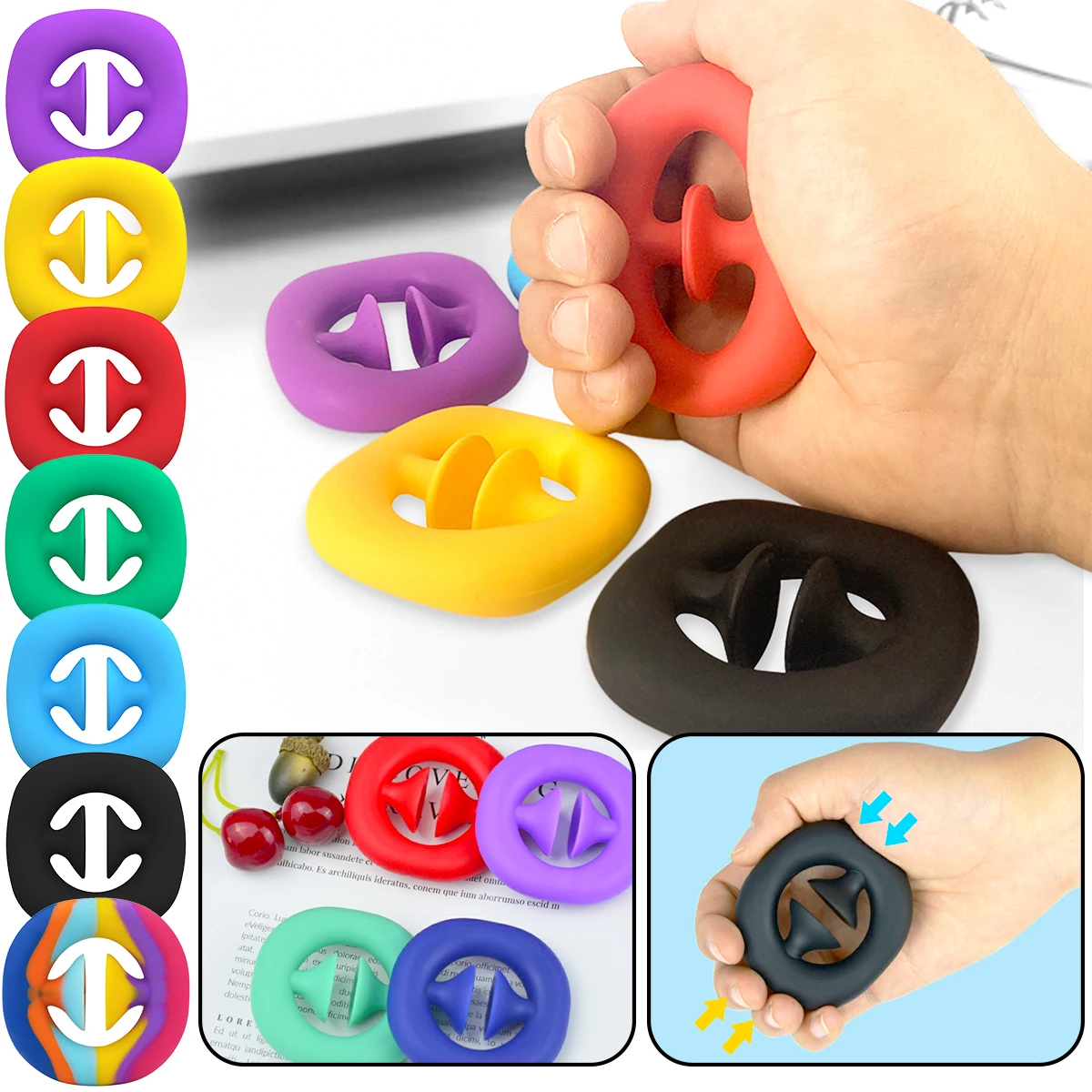 Snapper Fidget Toy Hand Grip Grab and Snap Funny Suction Cup Finger Sensory Party Popper Noise Maker Stress Relief Squeeze Toys
Snapper Fidget Toy Hand Grip Grab and Snap Funny Suction Cup Finger Sensory Party Popper Noise Maker Stress Relief Squeeze Toys