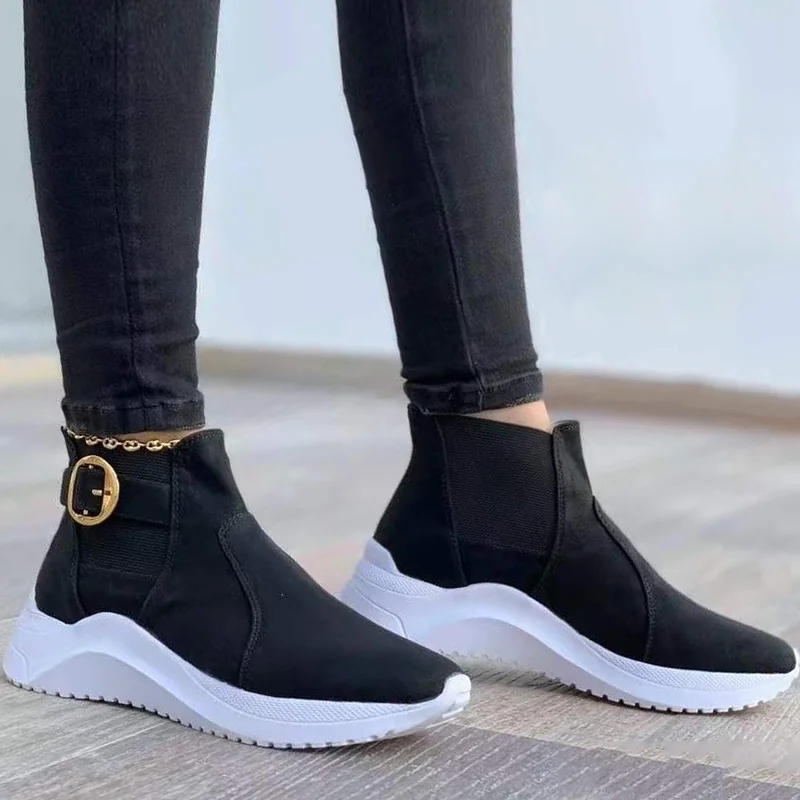 2022 Women's Sneakers Spring Autumn New Platform Sneakers Slip On Ladies Casual Shoes Buckle Zapatos De Mujer Large Size 35-43
2022 Women's Sneakers Spring Autumn New Platform Sneakers Slip On Ladies Casual Shoes Buckle Zapatos De Mujer Large Size 35-43