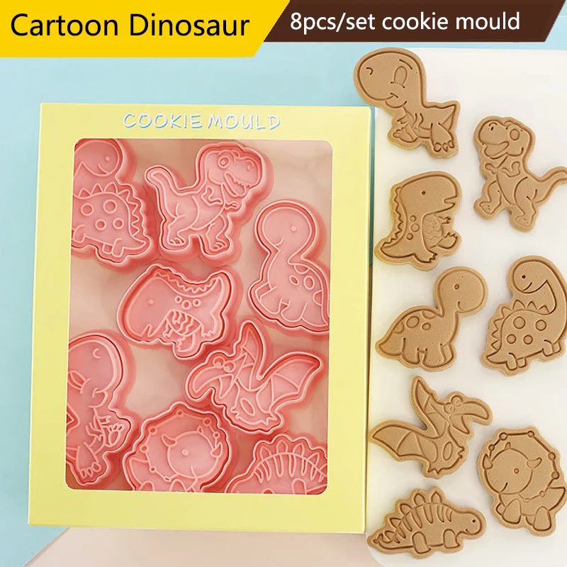 8 шт./набор, формочки для печенья в виде динозавра
8 шт./набор, формочки для печенья в виде динозавра
