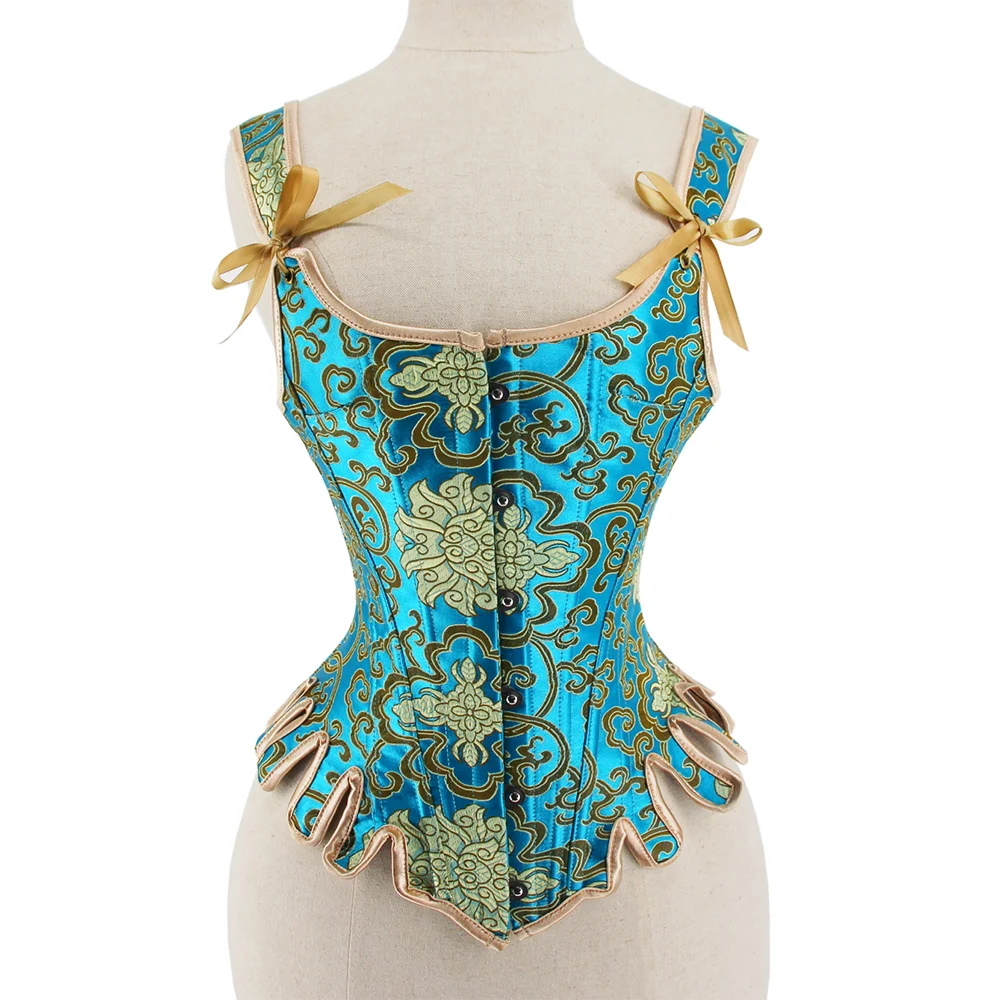 Renaissance Corset Top Vintage Gothic Bustiers Corsets Women Vest Corset Hourglass Waist Trainer Overbust Corselet Steel Boned
Renaissance Corset Top Vintage Gothic Bustiers Corsets Women Vest Corset Hourglass Waist Trainer Overbust Corselet Steel Boned