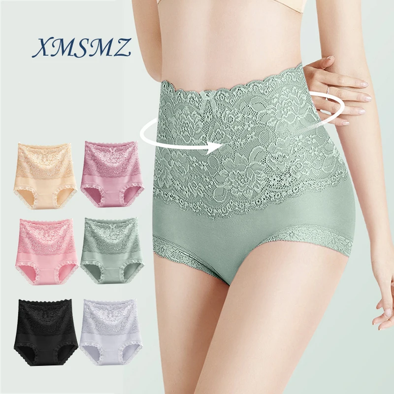 XMSMZ Plus Size High Waist Lace Panties Seamless Women's Lingerie Slimming Hip Lifter Shaper Pants Cotton Briefs Thongs
XMSMZ Plus Size High Waist Lace Panties Seamless Women's Lingerie Slimming Hip Lifter Shaper Pants Cotton Briefs Thongs