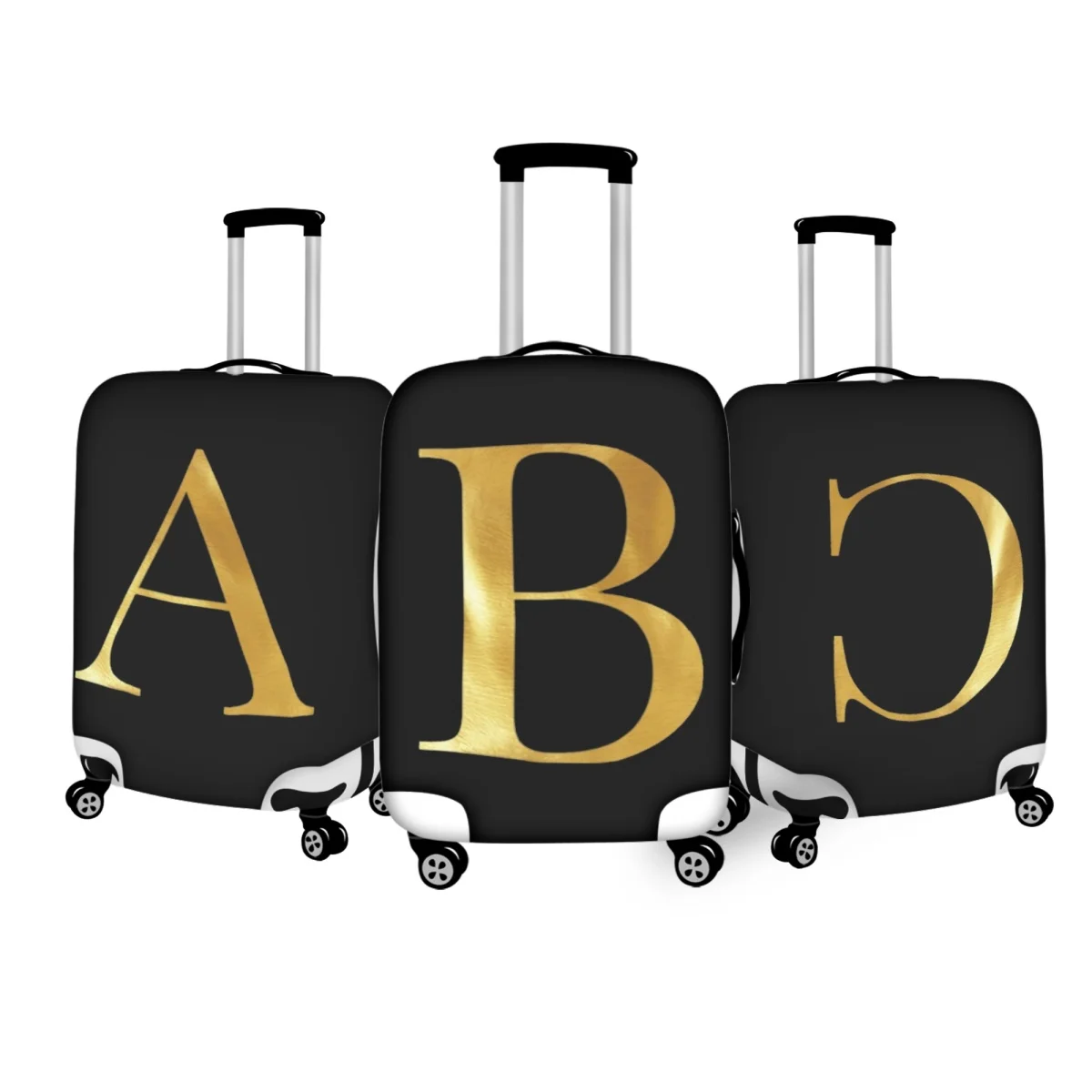 Twoheartsgirl Gold Letter Design Luggage Cover Dustproof Scratch Resistant Trolly Covers Apply to 18''-32'' Suitcase Accessories
Twoheartsgirl Gold Letter Design Luggage Cover Dustproof Scratch Resistant Trolly Covers Apply to 18''-32'' Suitcase Accessories