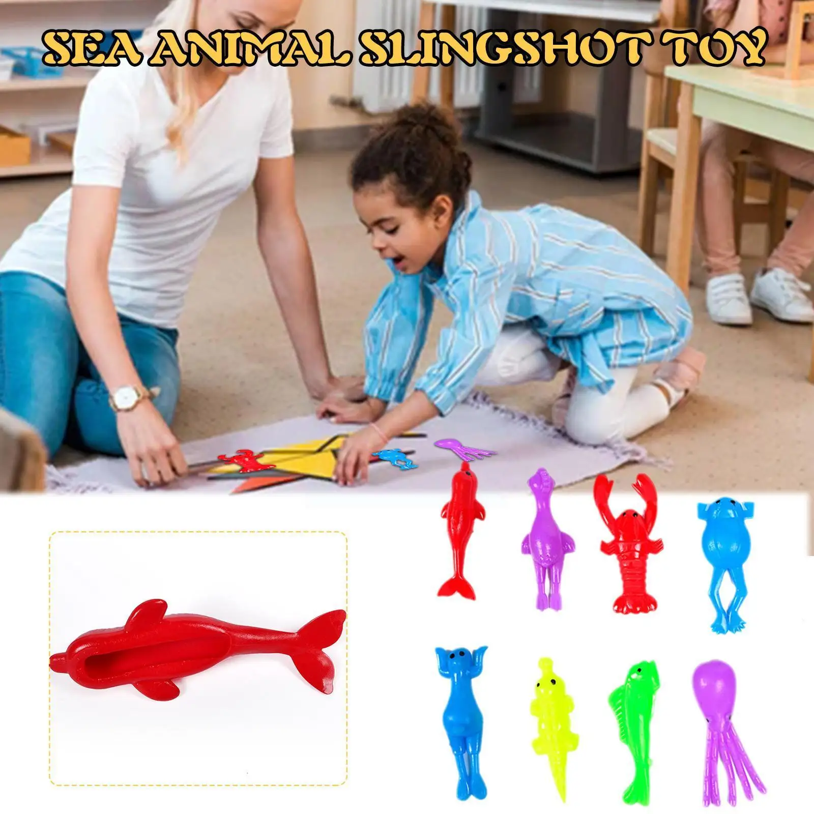 1pc Marine Animal Elastic Sticky Toys Octopus Shrimp Hand Children Frog Toys Dolphin Catapult Toys Anti-Pressure Novelty St G6W4
1pc Marine Animal Elastic Sticky Toys Octopus Shrimp Hand Children Frog Toys Dolphin Catapult Toys Anti-Pressure Novelty St G6W4
