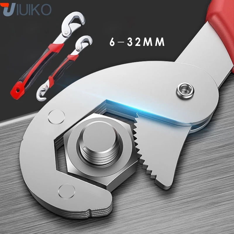 Hot Adjustable Spanner Multi-function Universal Wrench Tool Home Repair Key Hand tool Multi Purpose Universal Pipe Wrench
Hot Adjustable Spanner Multi-function Universal Wrench Tool Home Repair Key Hand tool Multi Purpose Universal Pipe Wrench