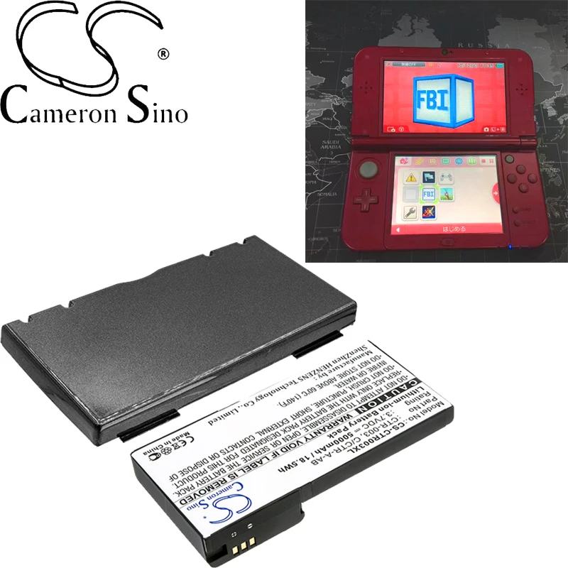 Cameron Sino 3,7 в 5000 мАч игровая консоль литий-ионная батарея для Nintendo 3DS
Cameron Sino 3,7 в 5000 мАч игровая консоль литий-ионная батарея для Nintendo 3DS