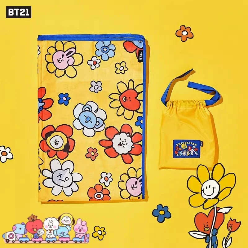 Bt21 Flower Series Cartoon Printed Outdoor Picnic Mat Anime Outdoor Outing Essentials Kawaii Convenient Camping Mat Gifts Toys
Bt21 Flower Series Cartoon Printed Outdoor Picnic Mat Anime Outdoor Outing Essentials Kawaii Convenient Camping Mat Gifts Toys