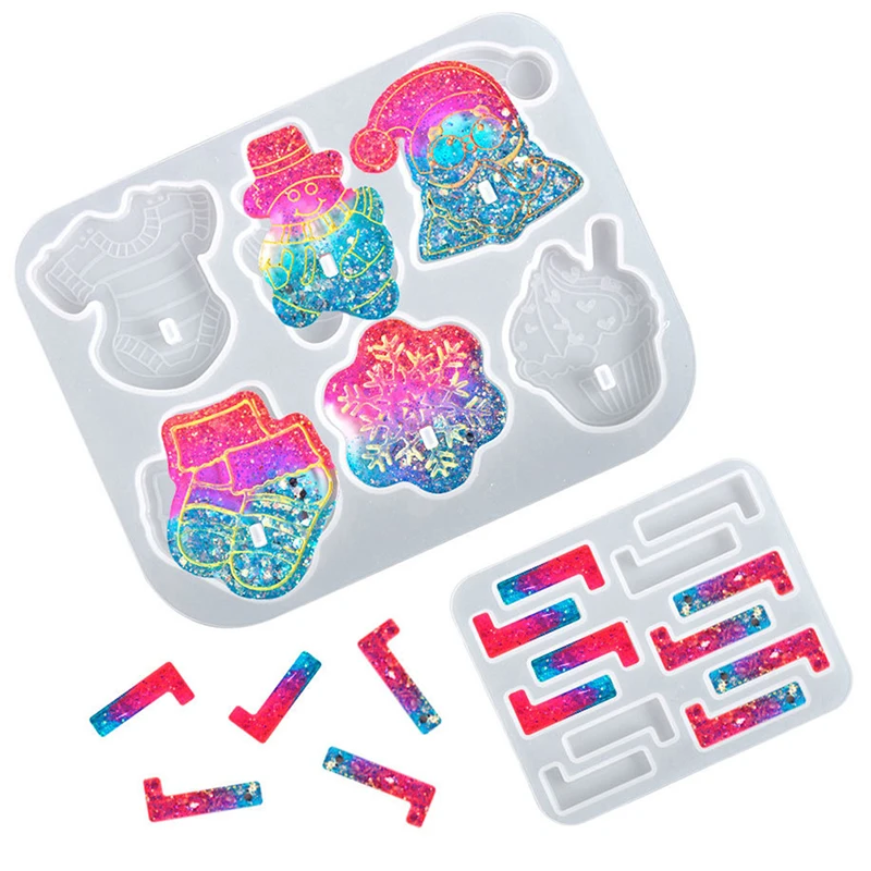 1PCS DIY Crystal Epoxy Resin Mold Christmas Hook Free Punch Sanitary Hook Silicone Mold
1PCS DIY Crystal Epoxy Resin Mold Christmas Hook Free Punch Sanitary Hook Silicone Mold
