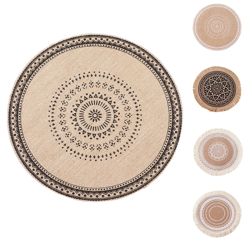 Bohemian Round Embroidered Table Mat Lace Table Mat Household Banquet Cotton And Linen Non-slip Table Decoration Kitchen Supplie
Bohemian Round Embroidered Table Mat Lace Table Mat Household Banquet Cotton And Linen Non-slip Table Decoration Kitchen Supplie