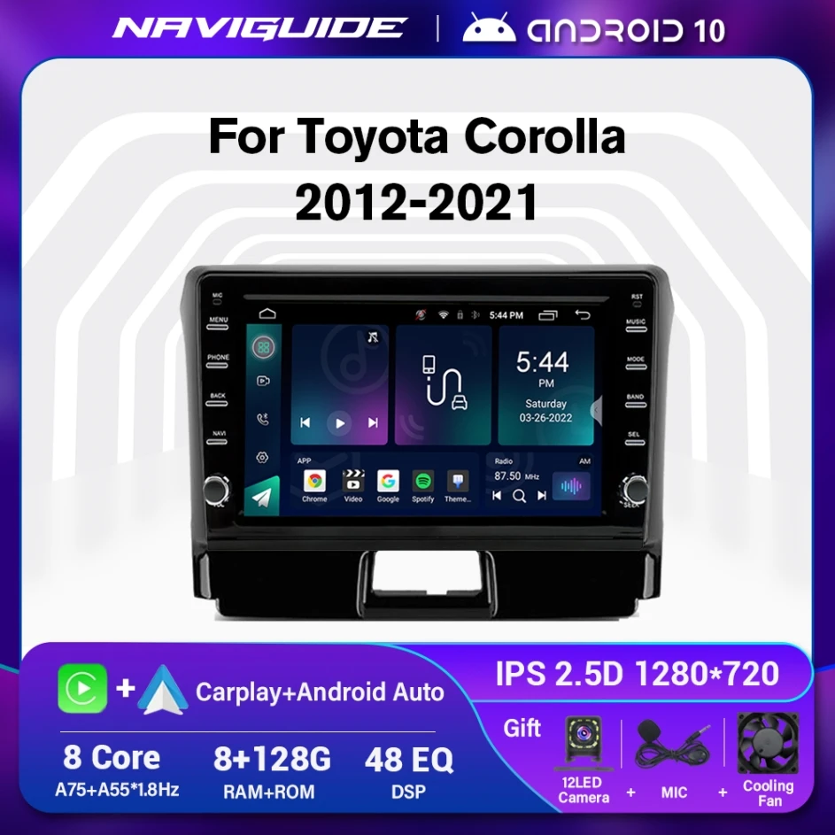 Car Radio For Toyota Corolla Axio 2 Fielder 3 E160 2012-2021 2Din Android10.0 Multimedia Player GPS Navigation Carplay Head Unit
Car Radio For Toyota Corolla Axio 2 Fielder 3 E160 2012-2021 2Din Android10.0 Multimedia Player GPS Navigation Carplay Head Unit