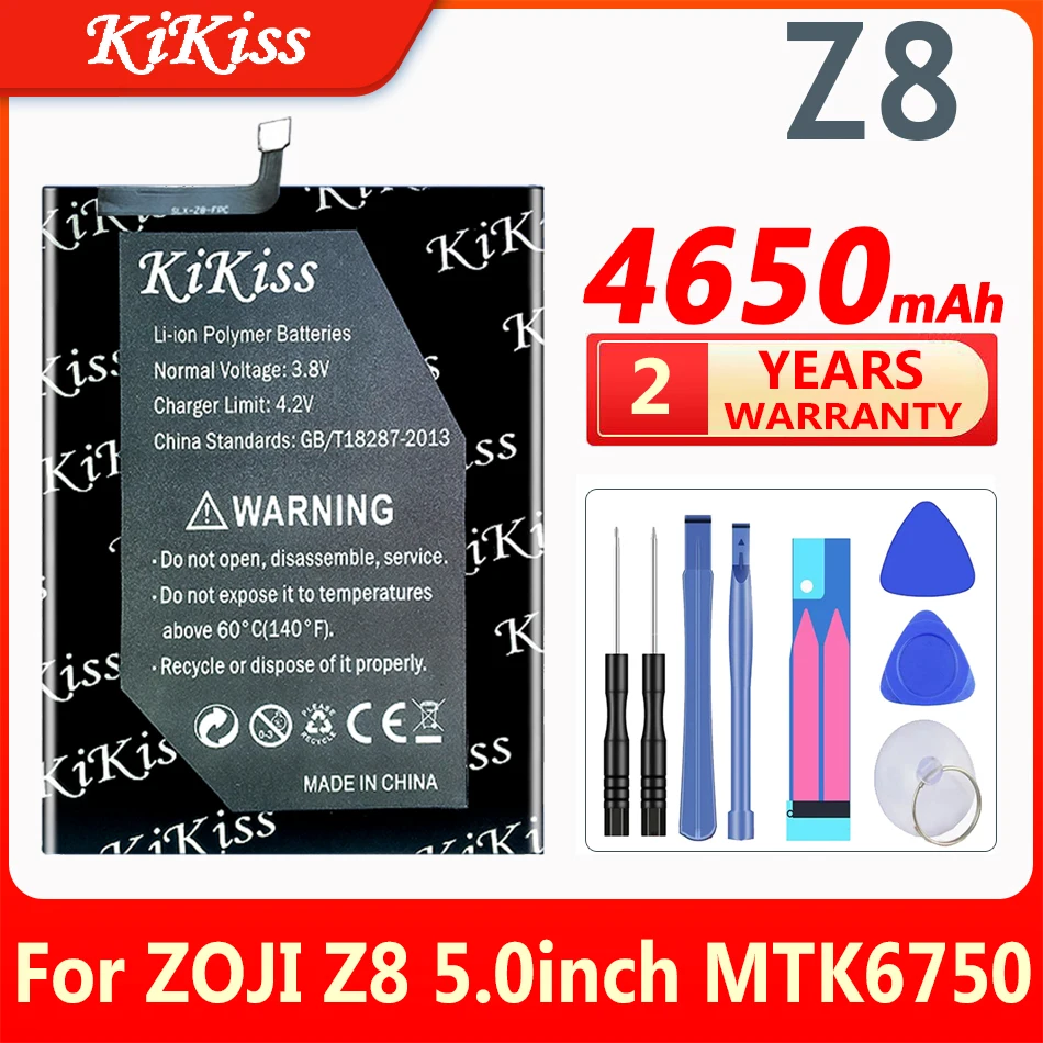 KiKiss 4650mAh Replacement Battery for ZOJI Z8 for HOMTOM ZOJI Z8 5.0inch MTK6750
KiKiss 4650mAh Replacement Battery for ZOJI Z8 for HOMTOM ZOJI Z8 5.0inch MTK6750