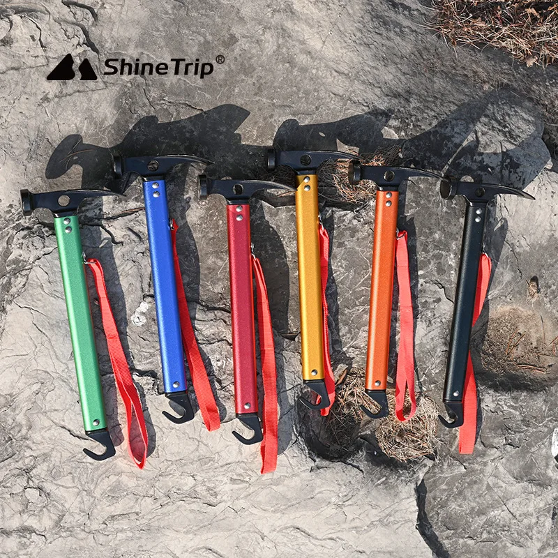 ShineTrip A078 Mountain Climbing Hammer Multifunctional Tent Sky Curtain Nail Hammer Outdoor Camping Hammer Aluminum Alloy
ShineTrip A078 Mountain Climbing Hammer Multifunctional Tent Sky Curtain Nail Hammer Outdoor Camping Hammer Aluminum Alloy