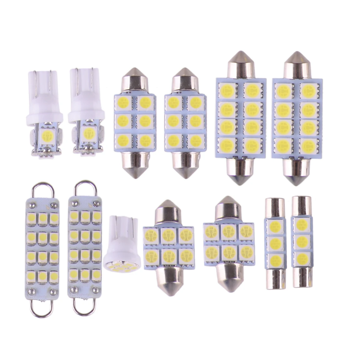 

13Pcs White LED Interior Inner Light Lamp Bulbs Package Kit Fit for Nissan Titan 2004-2008 2009 2010 2011 2012 2013 6000K 12V