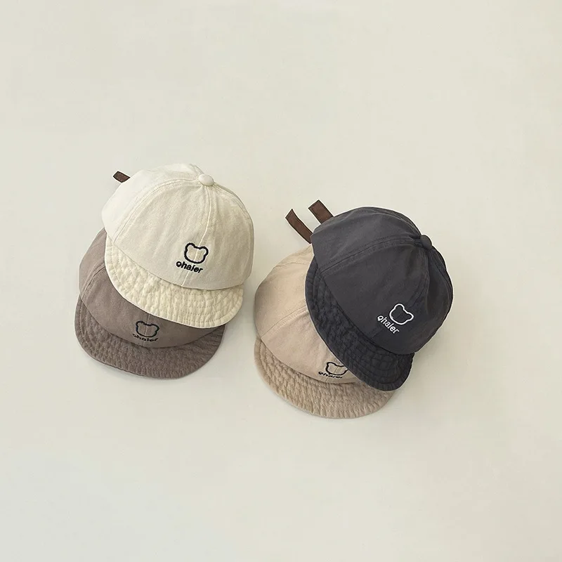 Spring Autumn Kids Hat Cartoon Bear Soft Brim Caps for Boys Girls Baby Baseball Cap Outdoor Sun Protection Accessories 5-24M
Spring Autumn Kids Hat Cartoon Bear Soft Brim Caps for Boys Girls Baby Baseball Cap Outdoor Sun Protection Accessories 5-24M