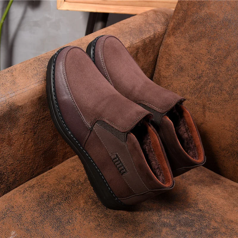 37-50 Large Size Men Cotton Shoes Winter Plus Velvet Thick Warm Nonslip Middle-aged and Elderly Men Shoes Comfortable Warm Shoes
37-50 Large Size Men Cotton Shoes Winter Plus Velvet Thick Warm Nonslip Middle-aged and Elderly Men Shoes Comfortable Warm Shoes