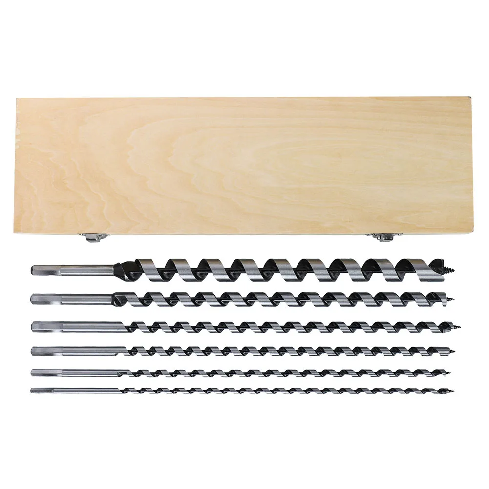 6Pcs Wood Drill Bits Set Auger Boring 460MM Long Timber Carpentry Wood Drills For Hand Electric Drill Power Tool Accessories
6Pcs Wood Drill Bits Set Auger Boring 460MM Long Timber Carpentry Wood Drills For Hand Electric Drill Power Tool Accessories
