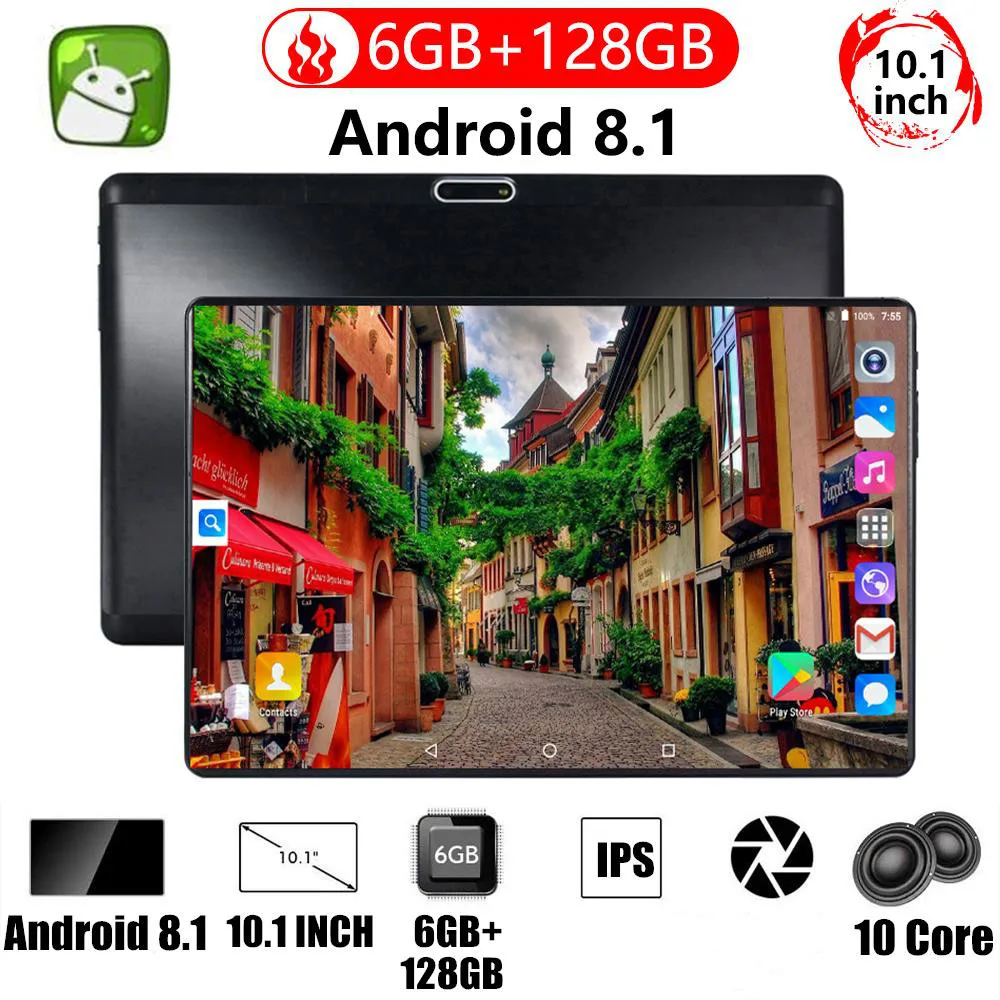 10 Inch Tablet Pc 3G 4G Phone Call Android 9.0 Octa Core Tablet Pcs 128GB ROM 6GB RAM WiFi FM Bluetooth Smart Kids Gift Tablets
10 Inch Tablet Pc 3G 4G Phone Call Android 9.0 Octa Core Tablet Pcs 128GB ROM 6GB RAM WiFi FM Bluetooth Smart Kids Gift Tablets