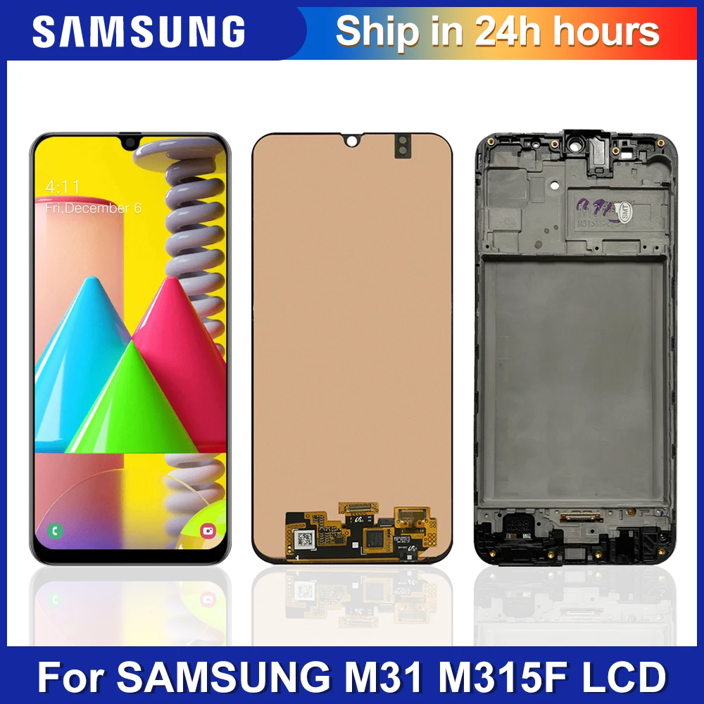 6.4'' Original M31 LCD Replacement For Samsung Galaxy M31 M315 M315F SM-M315F Display Touch Screen Digitizer Assembly
6.4'' Original M31 LCD Replacement For Samsung Galaxy M31 M315 M315F SM-M315F Display Touch Screen Digitizer Assembly