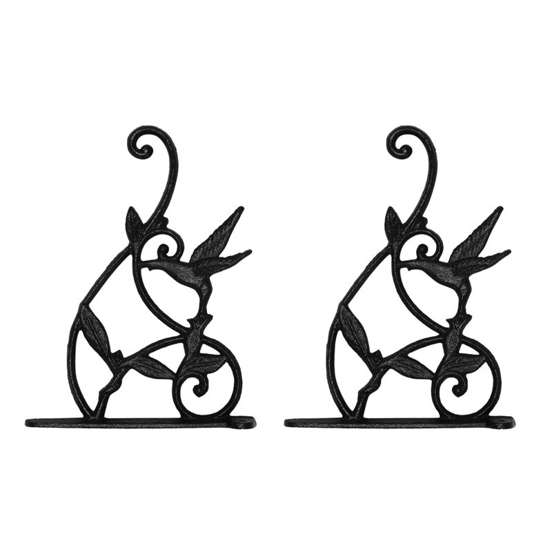 2X Hanging Plant Hook Hummingbird Cast Iron Decorative Flower Basket Wall Hanging Hooks Bracket Hanger
2X Hanging Plant Hook Hummingbird Cast Iron Decorative Flower Basket Wall Hanging Hooks Bracket Hanger