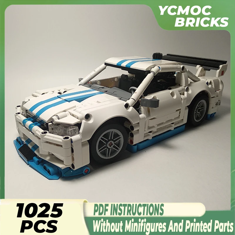 Конструктор Moc, модель суперкар, скоростной чемпион, R34, технические кирпичи, сборка «сделай сам», строительная игрушка для детей, праздничные подарки
Конструктор Moc, модель суперкар, скоростной чемпион, R34, технические кирпичи, сборка «сделай сам», строительная игрушка для детей, праздничные подарки