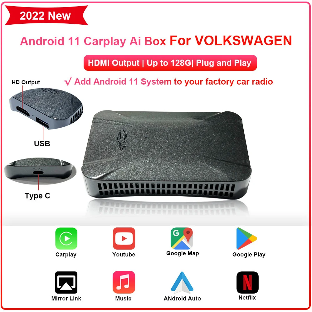 Автомобильный мультимедийный плеер Carplay Ai Box, плеер на Android 11, с 4 Гб ОЗУ, 64 Гб ПЗУ, для Volkswagen Talagon Golf, Gti, Jetta, Polo, T-roc, Voyage Gol
Автомобильный мультимедийный плеер Carplay Ai Box, плеер на Android 11, с 4 Гб ОЗУ, 64 Гб ПЗУ, для Volkswagen Talagon Golf, Gti, Jetta, Polo, T-roc, Voyage Gol