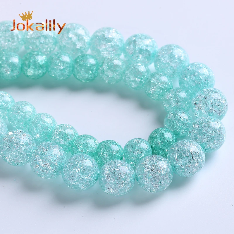 Green Cracked Glass Beads Snow Vein Crystal Quartz Stone Loose Beads For Jewelry Making Diy Bracelet Accessories 6 8 10 12mm 15"
Green Cracked Glass Beads Snow Vein Crystal Quartz Stone Loose Beads For Jewelry Making Diy Bracelet Accessories 6 8 10 12mm 15"