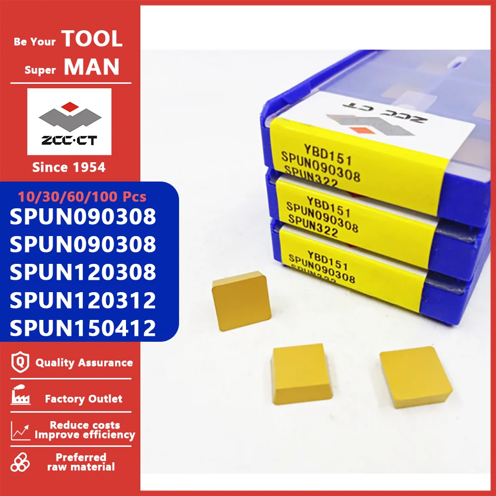 ZCCCT SPUN090308 SPUN120304 SPUN120308 SPUN120312 SPUN150412 SPUN 090308 120304 120308 120312 150412 Carbide Inserts For Steel
ZCCCT SPUN090308 SPUN120304 SPUN120308 SPUN120312 SPUN150412 SPUN 090308 120304 120308 120312 150412 Carbide Inserts For Steel