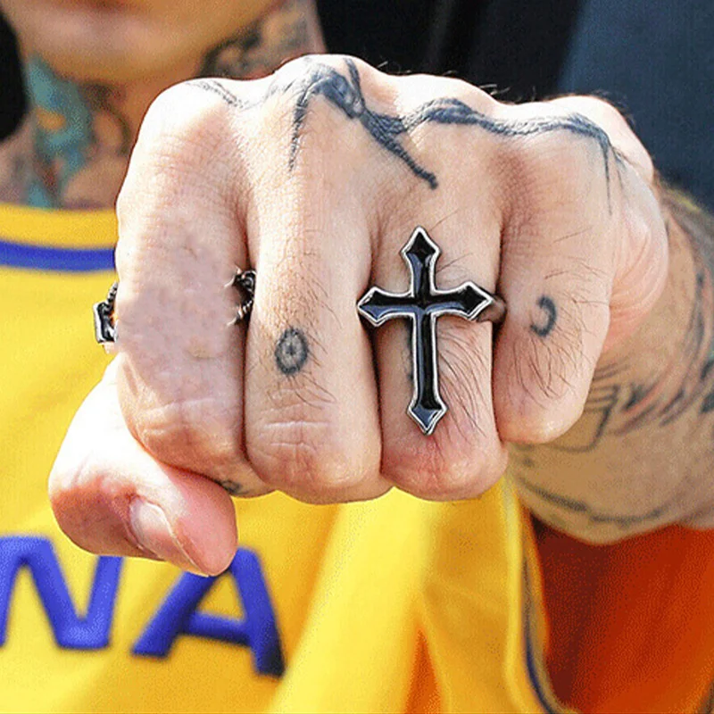 Vintage Punk Black Big Cross Open Ring For Women Fashion Exquisite Butterfly Bowknot Ring Gothic Metal Color Jewelry Party Gifts
Vintage Punk Black Big Cross Open Ring For Women Fashion Exquisite Butterfly Bowknot Ring Gothic Metal Color Jewelry Party Gifts