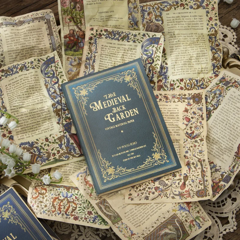 Vintage Medieval English Text Manual Collage Scrapbooking Junk Journal Material Paper DIY Retro Paper Creative Memo Stationery
Vintage Medieval English Text Manual Collage Scrapbooking Junk Journal Material Paper DIY Retro Paper Creative Memo Stationery