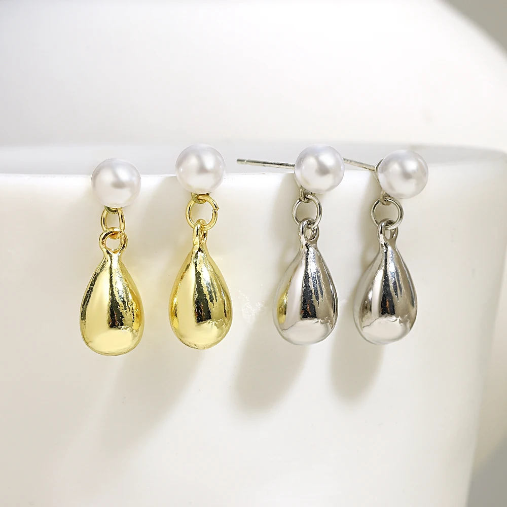 French Water Drop Metal Round Imitation Pearl Dangle Earrings Vintage Elegant Women Wedding Bridesmaids Jewelry Gift Mujer
French Water Drop Metal Round Imitation Pearl Dangle Earrings Vintage Elegant Women Wedding Bridesmaids Jewelry Gift Mujer