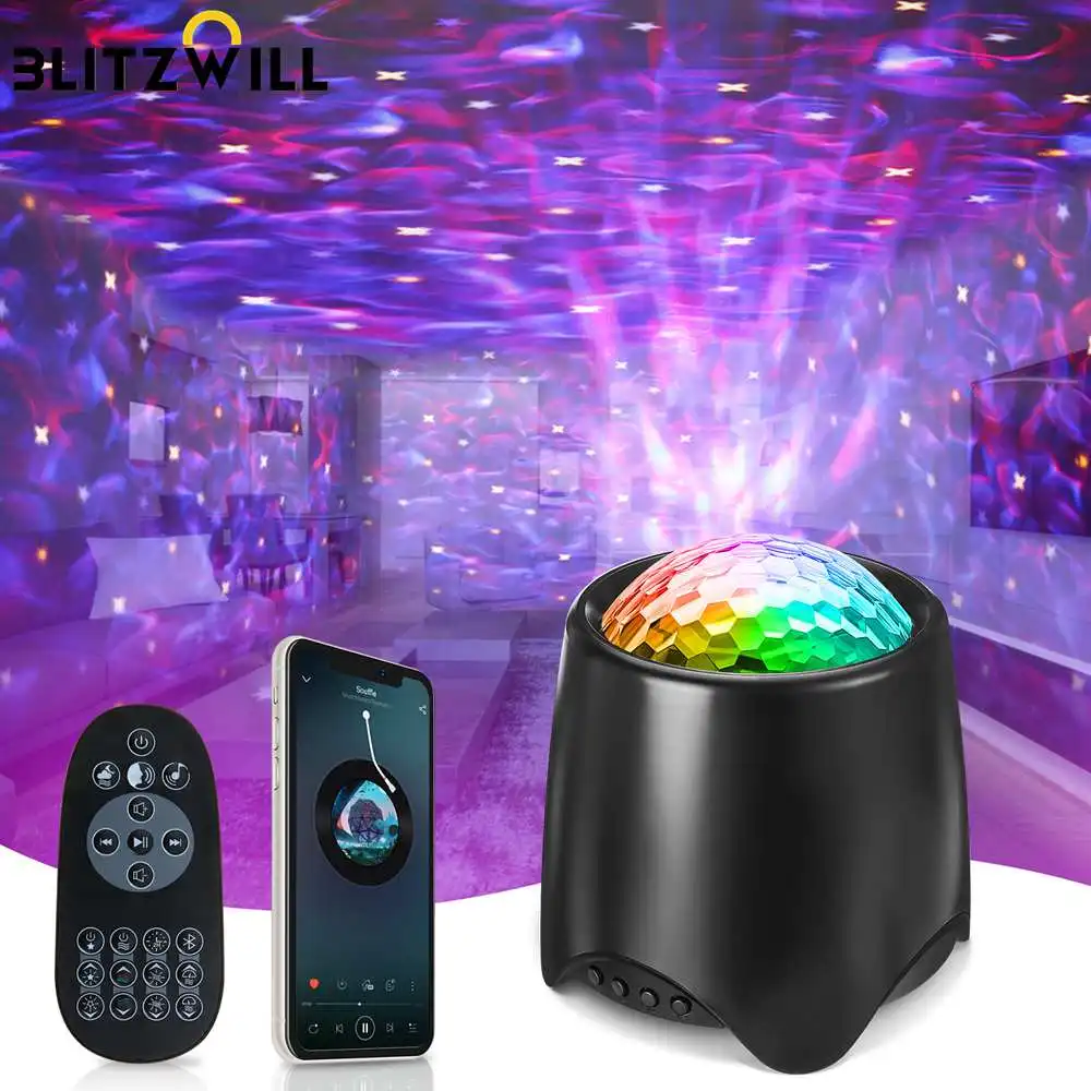 LED Star Ocean Wave Projector Night Light Galaxy Starry Sky Projector Night Lamp With Music bluetooth Speaker For Childrens
LED Star Ocean Wave Projector Night Light Galaxy Starry Sky Projector Night Lamp With Music bluetooth Speaker For Childrens