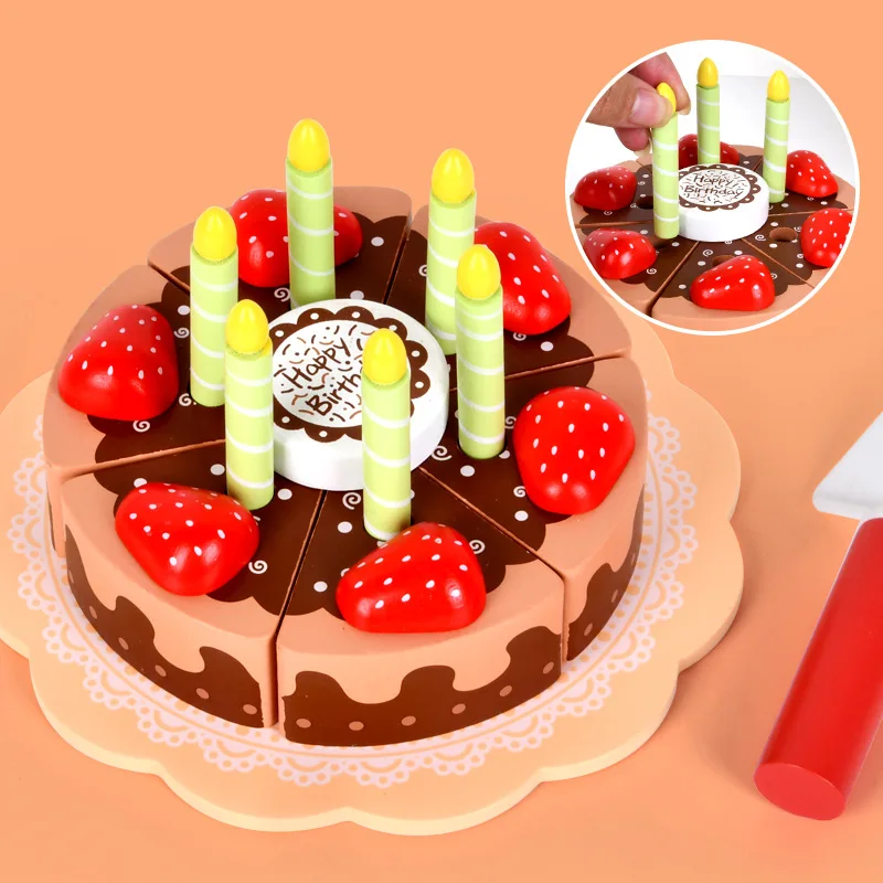 Girl Afternoon Tea Birthday Gift Imitation Wood Strawberry Cake Cut Princess Le Kitchen Toy
Girl Afternoon Tea Birthday Gift Imitation Wood Strawberry Cake Cut Princess Le Kitchen Toy