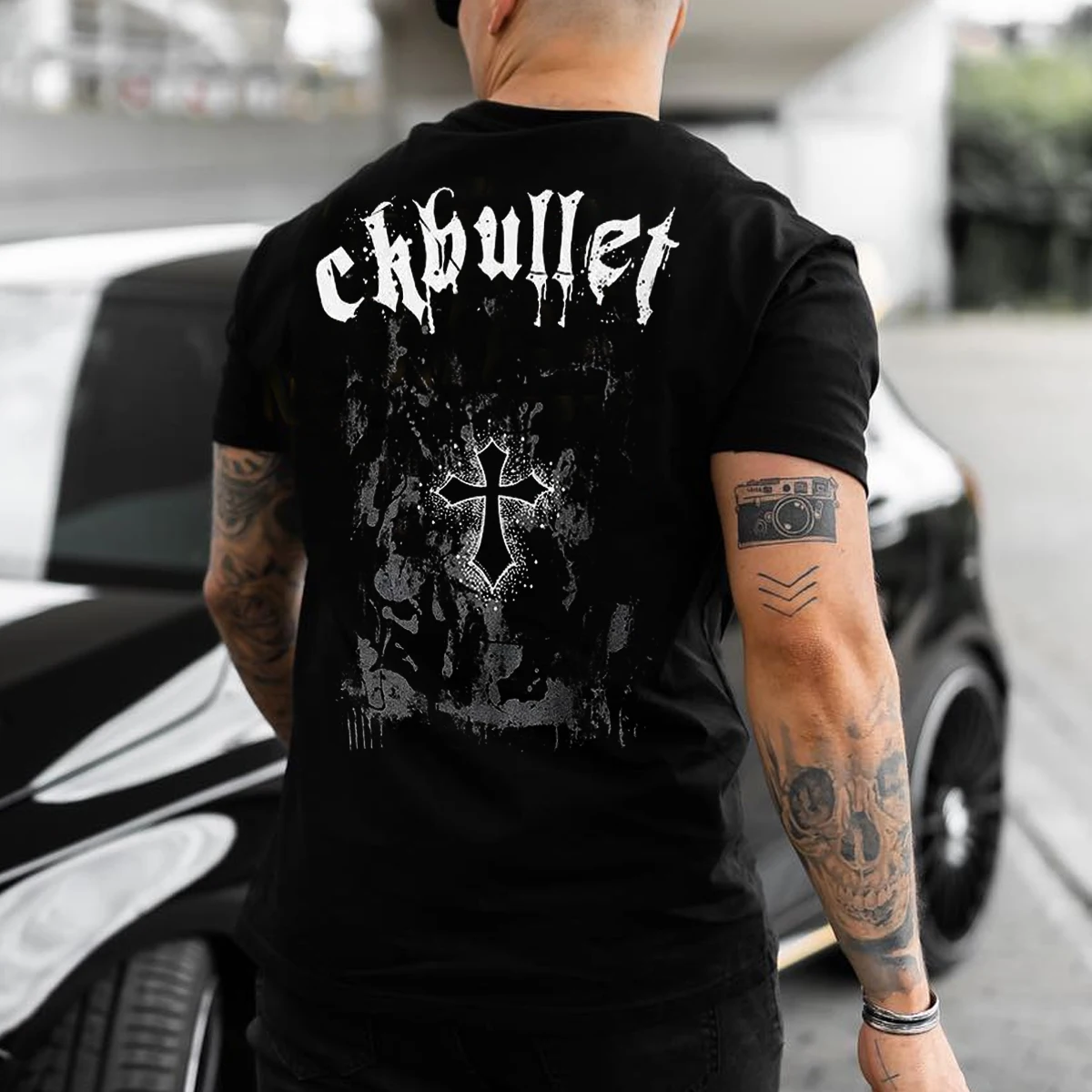 100% Cotton Summer Street Style Cross Graphic Print Short Sleeve Mens T-shirts Casual Tops Tees
100% Cotton Summer Street Style Cross Graphic Print Short Sleeve Mens T-shirts Casual Tops Tees