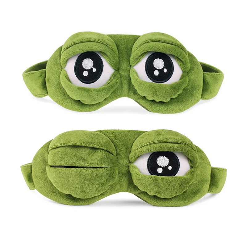 Soft Plush Sleeping Mask Funny 3D Sad Frog Eye Sleep Mask Padded Eyeshade Cover Travel Rest Eye Mask Gifts Kid Adult Eye Patch
Soft Plush Sleeping Mask Funny 3D Sad Frog Eye Sleep Mask Padded Eyeshade Cover Travel Rest Eye Mask Gifts Kid Adult Eye Patch
