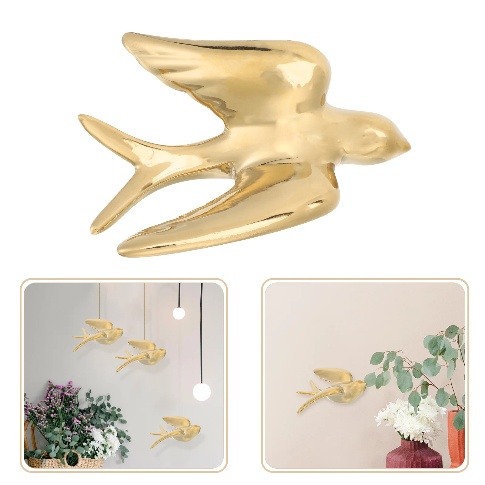 Bird Wall Decor Ceramic Hanging Ornament Gardenswallows Statue Ornaments Sculpture 3D Rainbow Bathroom Flying Dove Sparrows
Bird Wall Decor Ceramic Hanging Ornament Gardenswallows Statue Ornaments Sculpture 3D Rainbow Bathroom Flying Dove Sparrows