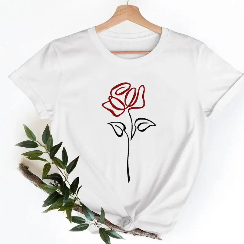 Women T-shirts Flower Spring Cute 90s Short Sleeve Ladies Fashion Casual Clothing Cartoon Clothes Female Tee Graphic Tshirt
Women T-shirts Flower Spring Cute 90s Short Sleeve Ladies Fashion Casual Clothing Cartoon Clothes Female Tee Graphic Tshirt