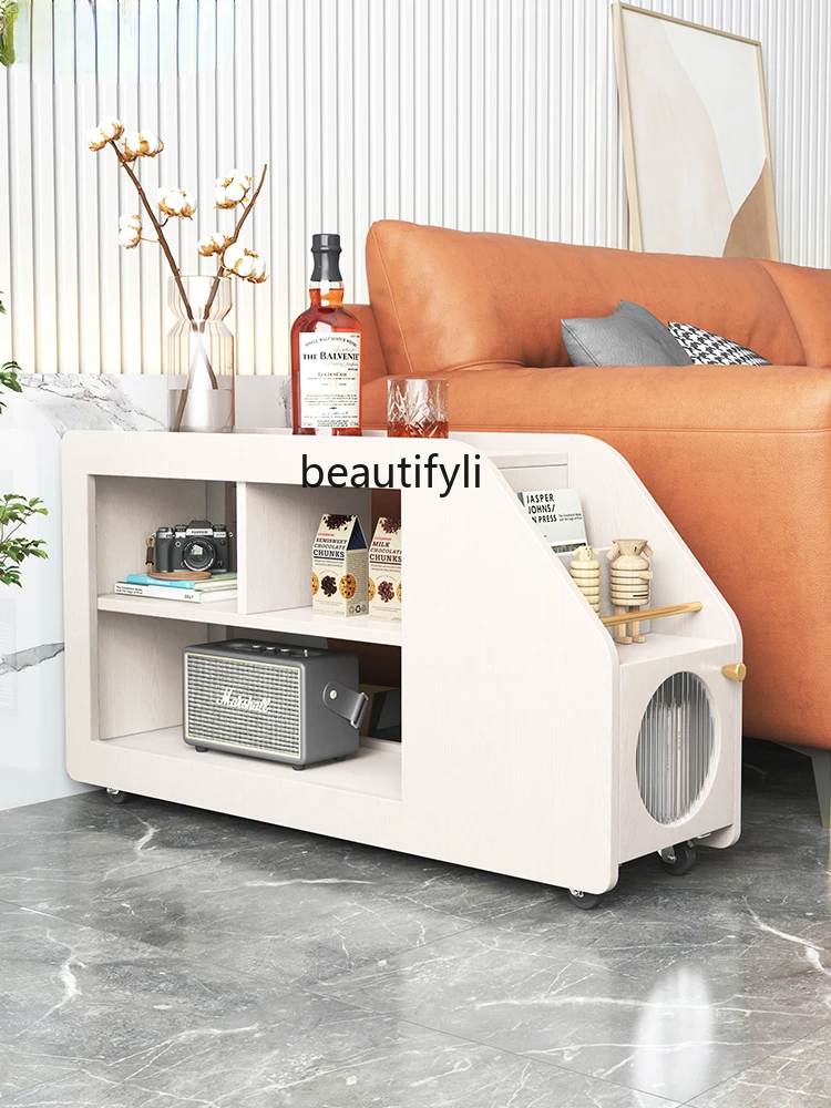 zq Trolley Creative Movable Small Coffee Table Mini Living Room Sofa Bus Side Cabinet Narrow Tea Cabinet Side Table
zq Trolley Creative Movable Small Coffee Table Mini Living Room Sofa Bus Side Cabinet Narrow Tea Cabinet Side Table