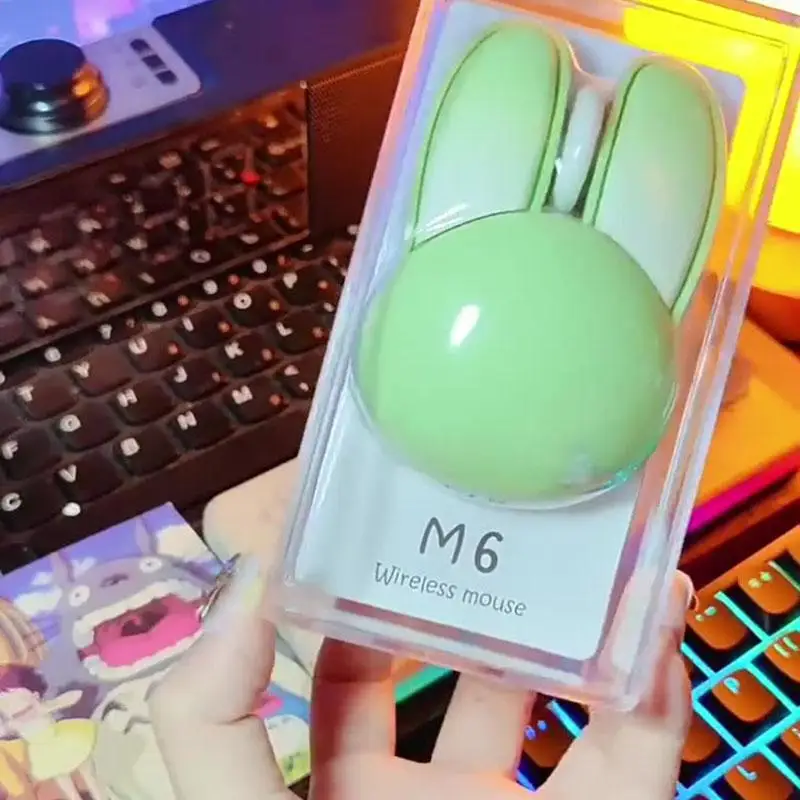 Cute Wireless Mouse for Girls - Mute and Perfect for Office/Laptop Use - Adorable Rabbit Shape
Cute Wireless Mouse for Girls - Mute and Perfect for Office/Laptop Use - Adorable Rabbit Shape