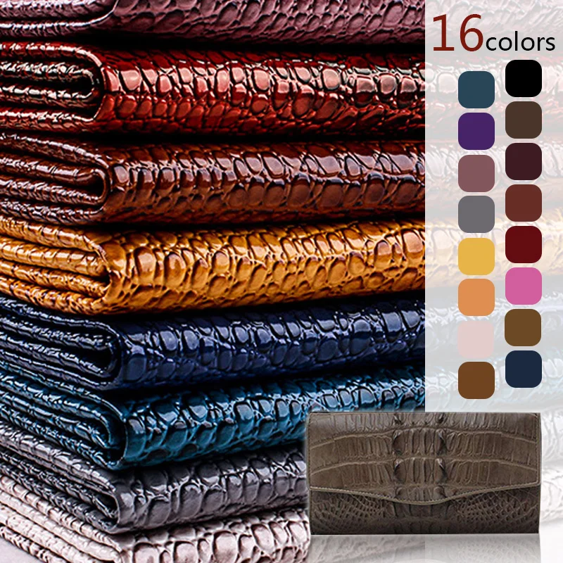 90*138cm Crocodile Grain Faux Leather Fabric Synthetic PU Leather For Making Shoes Bag Belts Sofa Clothes Upholstery DIY Craft
90*138cm Crocodile Grain Faux Leather Fabric Synthetic PU Leather For Making Shoes Bag Belts Sofa Clothes Upholstery DIY Craft