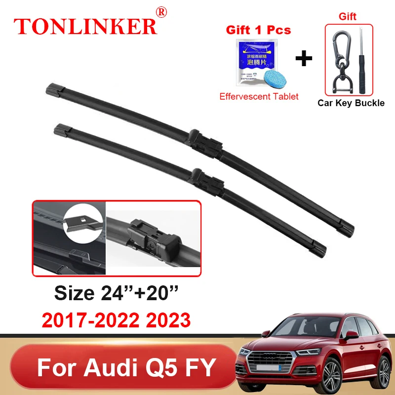 Автомобильные щетки стеклоочистителя TONLINKER для Audi Q5 FY SUV 2017-2020 2021 2022 2023, автомобильные аксессуары, щетки стеклоочистителя передней и задней панели
Автомобильные щетки стеклоочистителя TONLINKER для Audi Q5 FY SUV 2017-2020 2021 2022 2023, автомобильные аксессуары, щетки стеклоочистителя передней и задней панели