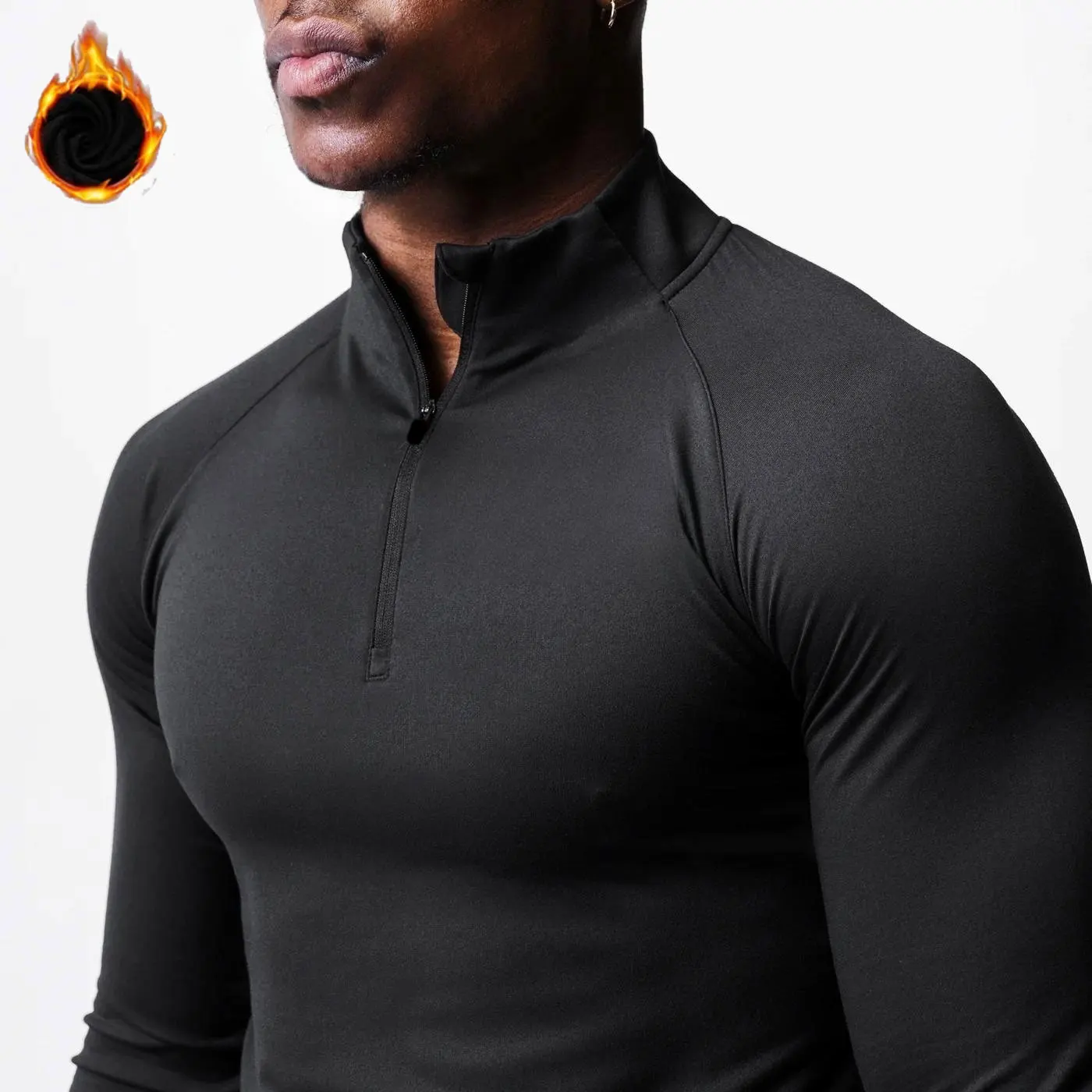 Новинка 1/4, Мужская футболка на молнии с длинным рукавом, облегающая футболка для тренировок в тренажерном зале, зимнее термобелье для фитнеса, повседневные модные спортивные топы
Новинка 1/4, Мужская футболка на молнии с длинным рукавом, облегающая футболка для тренировок в тренажерном зале, зимнее термобелье для фитнеса, повседневные модные спортивные топы