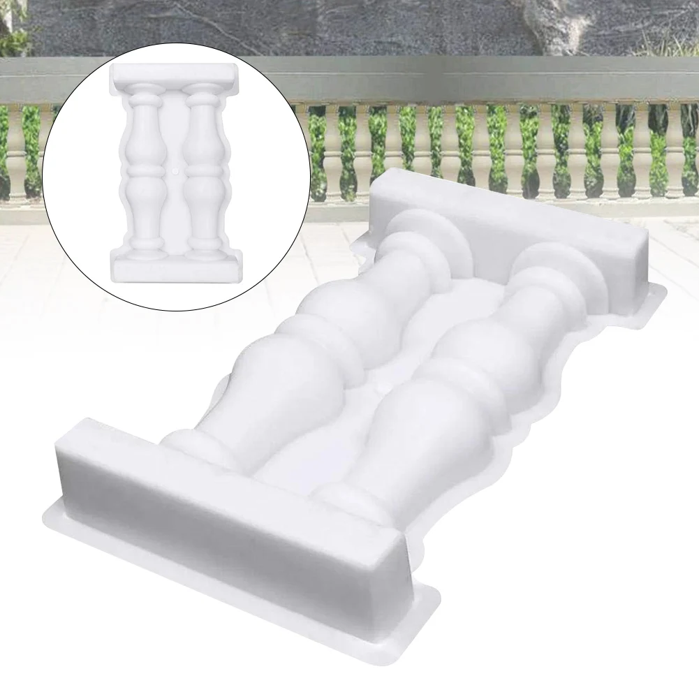 Reusable White Plastic Balcony Paving Decorative DIY Outdoor Garden Fence Roman Column Mold Easy Apply Building Improvement
Reusable White Plastic Balcony Paving Decorative DIY Outdoor Garden Fence Roman Column Mold Easy Apply Building Improvement