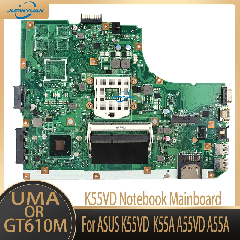 Компьютер для ноутбука K55VD K55A A55VD A55A материнская плата для ноутбука UMA/GT610M REV: 3,0 тест основной платы ОК
Компьютер для ноутбука K55VD K55A A55VD A55A материнская плата для ноутбука UMA/GT610M REV: 3,0 тест основной платы ОК