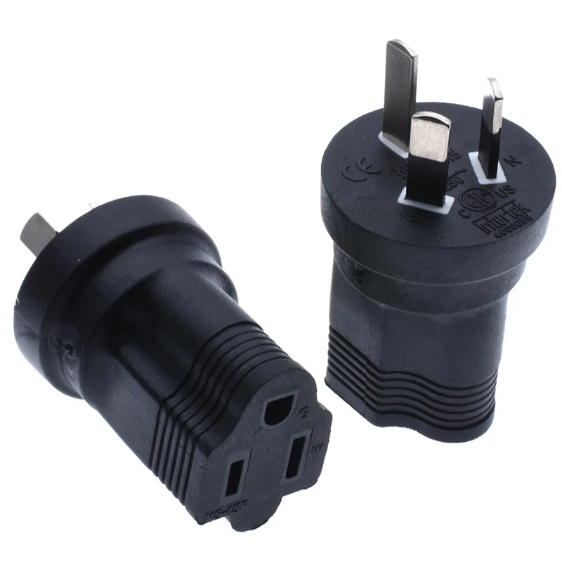 Переходник Австралийский штекер на американский штекер Адаптер питания для путешествий адаптер гнездовой разъем 10 шт. от AU до 5-15R для США 
Переходник Австралийский штекер на американский штекер Адаптер питания для путешествий адаптер гнездовой разъем 10 шт. от AU до 5-15R для США