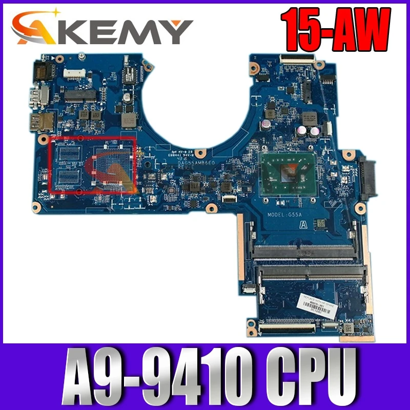Материнская плата для ноутбука HP PAVILION 15-AW001CY 15-AW 856270-601 856270-501 DAG55AMB6E0 A9-9410 100% рабочий
Материнская плата для ноутбука HP PAVILION 15-AW001CY 15-AW 856270-601 856270-501 DAG55AMB6E0 A9-9410 100% рабочий
