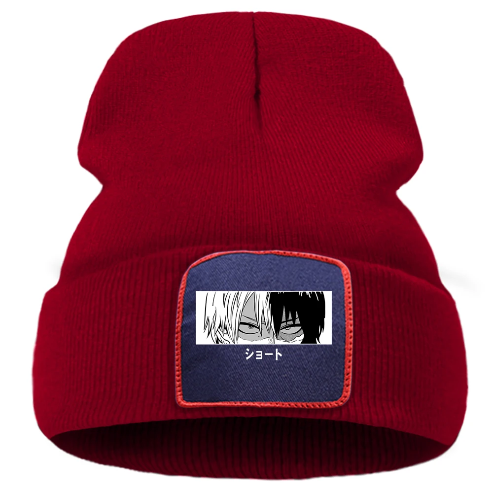 

Cap My Hero Academia Shoto Todoroki Comic Bonnets For Women Harajuku Japan Anime Men's Hat Kpop Hip Hop