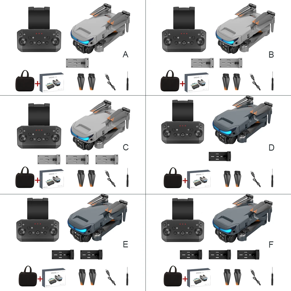 Folding RC Drone Aerial Altitude Headless Quadcopter 6-axis One-button Remote Control Aircraft Light Gray Type 3
Folding RC Drone Aerial Altitude Headless Quadcopter 6-axis One-button Remote Control Aircraft Light Gray Type 3